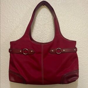Nine West Burgundy Shoulder Bag